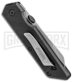 Kershaw Mixtape Liner Lock Knife Black GFN - Stonewash -Grind worx Kershaw Mixtape LL Black GFN SW 2050 BHQ 94088 jr side large