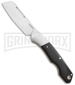 Kershaw Parley Black Micarta Slip Joint Knife - Cleaver Satin Plain