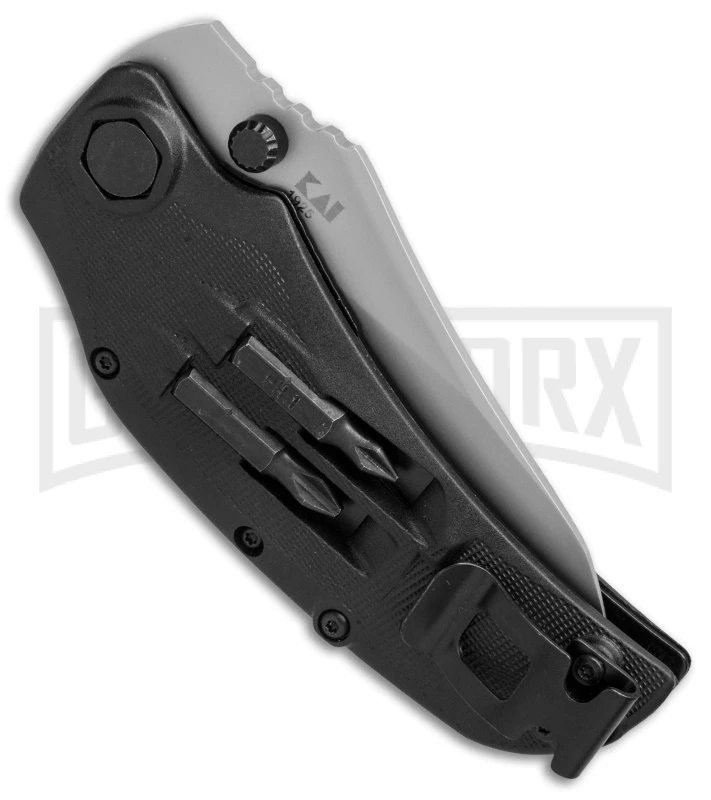Kershaw Payload Folding 3.375" Knife W/ 5-Bit Screwdriver Set - Bead Blast 2 Kershaw Payload Folding 3.375" Knife W/ 5-Bit Screwdriver Set - Bead Blast - Image 2