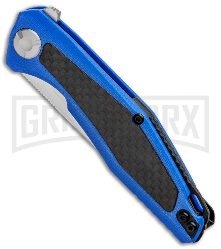 Kershaw Sinkevich Atmos Liner Lock Knife Blue G-10/Carbon Fiber Satin 2 Kershaw Sinkevich Atmos Liner Lock Knife Blue G-10/Carbon Fiber Satin - Image 2