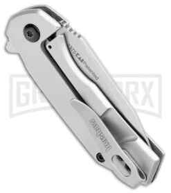 Kershaw Valve Frame Lock Knife Bead Blast Stainless Steel - Stonewash 6 Kershaw Valve Frame Lock Knife Bead Blast Stainless Steel - Stonewash -Grind worx Kershaw Valve FL BB SS SW 1375 BHQ 106041 jr side large 1
