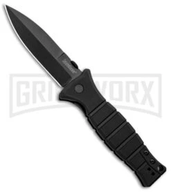 Kershaw XCOM Liner Lock Knife Black GFN Black