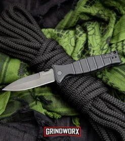 Kershaw XCOM Liner Lock Knife Black GFN Black -Grind worx Kershaw XCOM Liner Lock Knife Black GFN Black 3425 BHQ 94087 kp tactical web 2 large