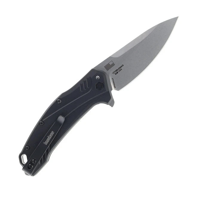 Kershaw Link Liner Lock Folding Knife Black Aluminum Handle Magnacut Plain Edge 1776BLKMAG 2 Kershaw Link Liner Lock Folding Knife Black Aluminum Handle Magnacut Plain Edge 1776BLKMAG - Image 2