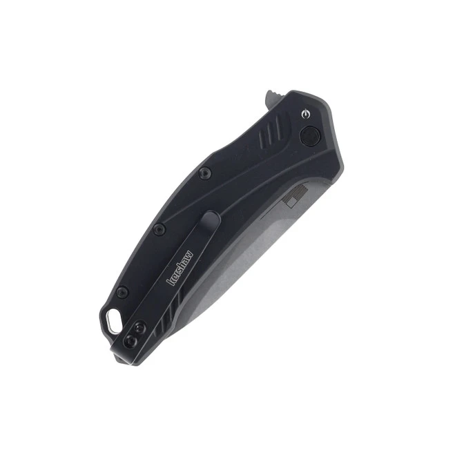 Kershaw Link Liner Lock Folding Knife Black Aluminum Handle Magnacut Plain Edge 1776BLKMAG 4 Kershaw Link Liner Lock Folding Knife Black Aluminum Handle Magnacut Plain Edge 1776BLKMAG - Image 4