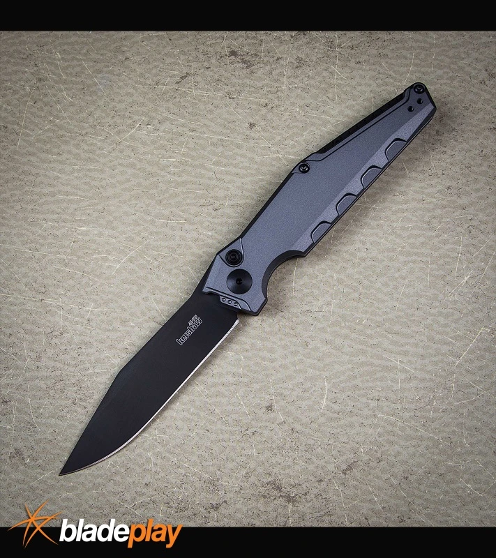Kershaw Launch 7 Galyean Gray Automatic Knife - Black Plain 6 Kershaw Launch 7 Galyean Gray Automatic Knife - Black Plain - Image 6