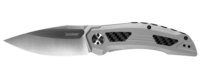 Discontinued Kershaw Norad Frame Lock Flipper Knife Stainless W/ CF Handle Plain D2 Blade 5510 1 Discontinued Kershaw Norad Frame Lock Flipper Knife Stainless W/ CF Handle Plain D2 Blade 5510