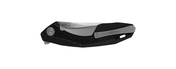 Discontinued Kershaw Tumbler Sub Frame Lock Flipper Knife Black G10 CF Handle Plain D2 SW Blade 4038 2 Discontinued Kershaw Tumbler Sub Frame Lock Flipper Knife Black G10 CF Handle Plain D2 SW Blade 4038 - Image 2
