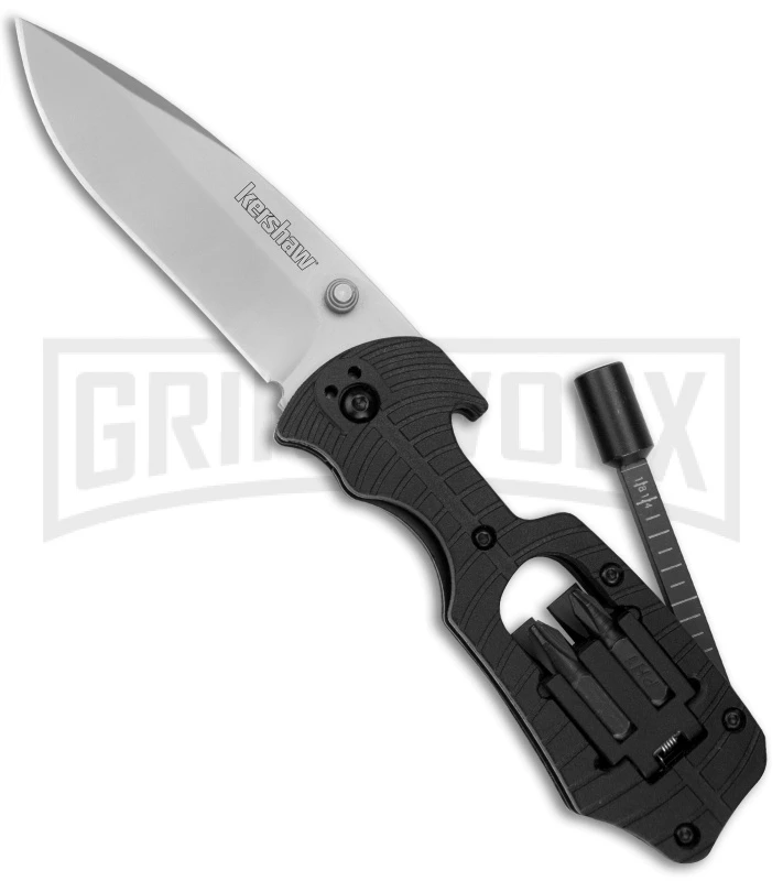 Kershaw Select Fire Knife Multi-Tool - Satin Plain 1 Kershaw Select Fire Knife Multi-Tool - Satin Plain