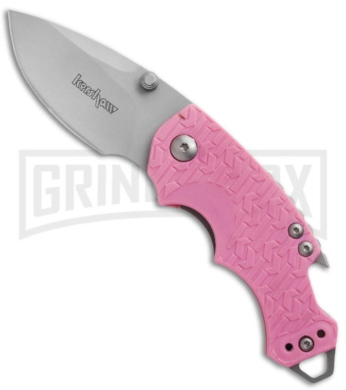 Kershaw Pink Shuffle Folder Knife Multi-Tool - Bead Blast Plain 1 Kershaw Pink Shuffle Folder Knife Multi-Tool - Bead Blast Plain