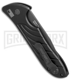 Kershaw Emerson Launch 5 Black Automatic Knife - Black Plain 5 Kershaw Emerson Launch 5 Black Automatic Knife - Black Plain -Grind worx kershaw emerson launch 5 black 7600BLK BHQ 49649 er side large
