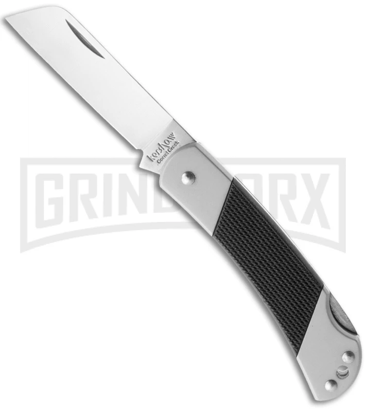 Kershaw Knives Corral Creek Sheepsfoot Folding Knife - Satin Plain 1 Kershaw Knives Corral Creek Sheepsfoot Folding Knife - Satin Plain