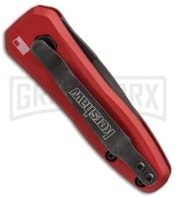 Kershaw Launch 4 Red Automatic Knife CA Legal - Black Plain 4TH18 8 Kershaw Launch 4 Red Automatic Knife CA Legal - Black Plain 4TH18 -Grind worx kershaw launch 4 red 7500RDBLK BHQ 37822 er side large