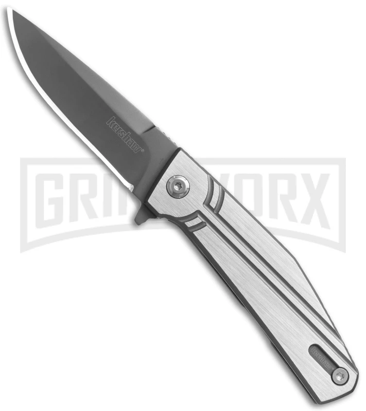 Kershaw Nura 3.0 Folding Knife - Gray Plain 1 Kershaw Nura 3.0 Folding Knife - Gray Plain