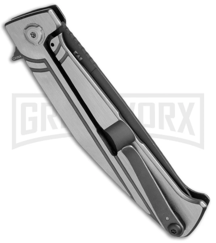 Kershaw Nura 3.5 Folding Knife - Gray Plain 2 Kershaw Nura 3.5 Folding Knife - Gray Plain - Image 2