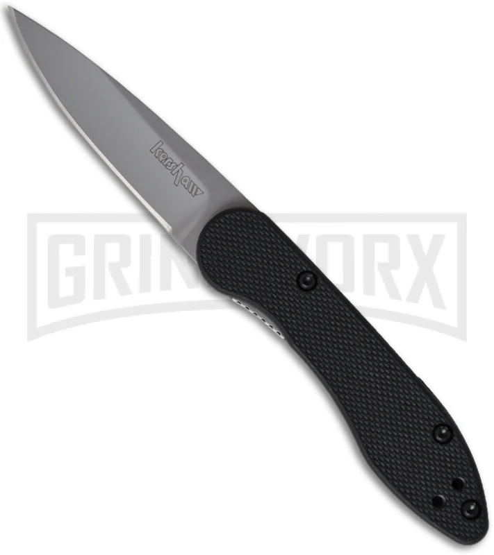 Kershaw Overdrive OD-2 Folding Knife - Bead Blast Plain 1 Kershaw Overdrive OD-2 Folding Knife - Bead Blast Plain