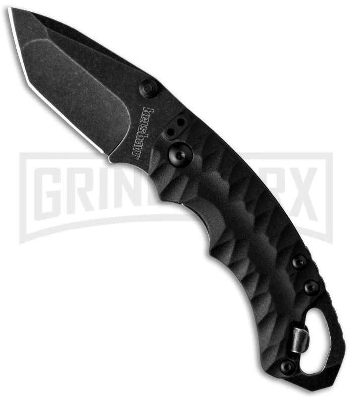 Kershaw Shuffle II Tanto Liner Lock Knife Black - BlackWash 1 Kershaw Shuffle II Tanto Liner Lock Knife Black - BlackWash