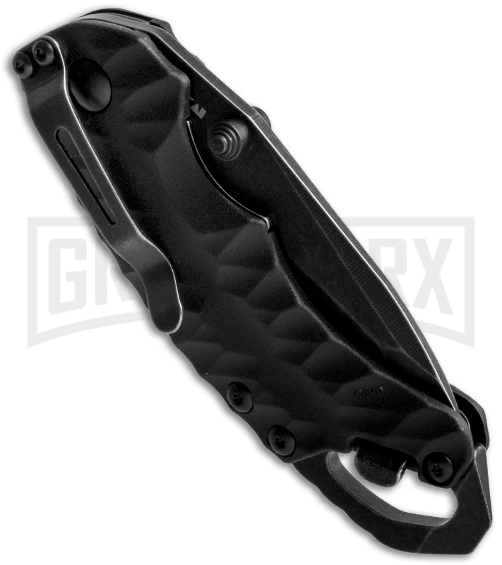 Kershaw Shuffle II Tanto Liner Lock Knife Black - BlackWash 2 Kershaw Shuffle II Tanto Liner Lock Knife Black - BlackWash - Image 2