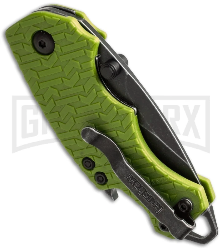 Kershaw Shuffle Liner Lock Knife Lime - BlackWash 2 Kershaw Shuffle Liner Lock Knife Lime - BlackWash - Image 2