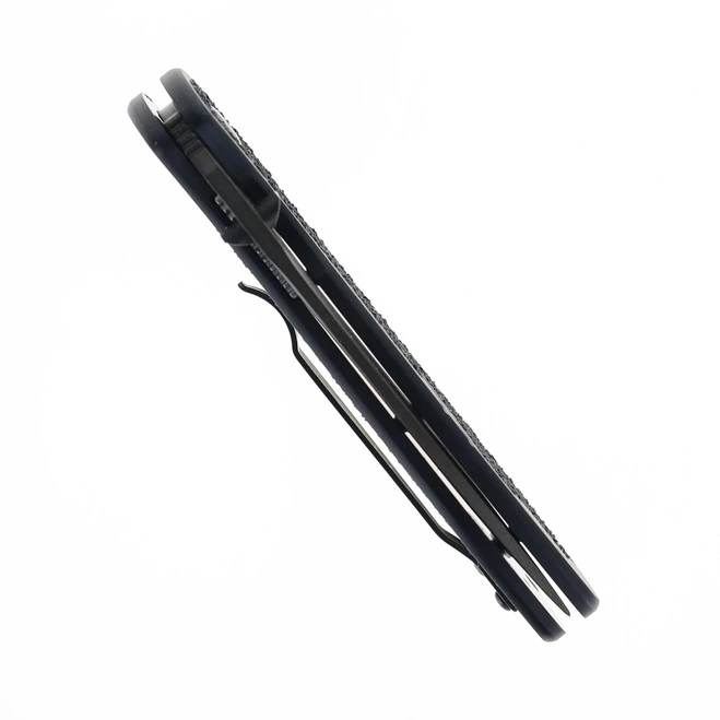 Kershaw Blur Assisted Knife Black Aluminum Handle Plain Damascus Blade 1670BLKDAM 6 Kershaw Blur Assisted Knife Black Aluminum Handle Plain Damascus Blade 1670BLKDAM - Image 6