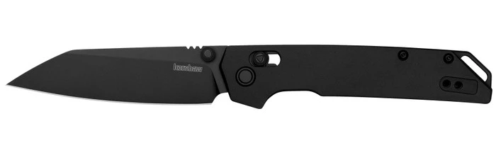 Kershaw Iridium Folding Knife Black Aluminum Handle D2 Reverse Tanto Plain Black Blade 2038RBLK 6 Kershaw Iridium Folding Knife Black Aluminum Handle D2 Reverse Tanto Plain Black Blade 2038RBLK - Image 6